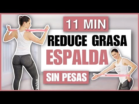 RUTINA PARA ADELGAZAR ESPALDA EN CASA CON BANDA ELÁSTICA | Tonifica Espalda SIN PESAS | NatyGlossGym