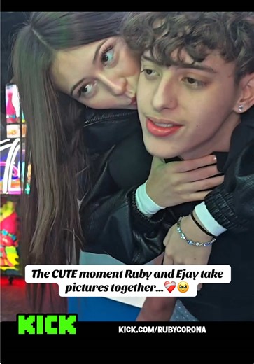 The CUTE moment Ruby and Ejay take pictures together…❤️‍🩹🥹#ruby #ejay #viral