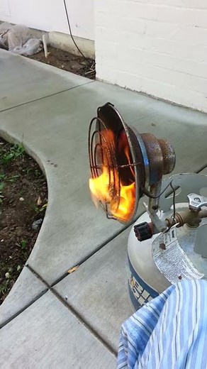 Mr Heater Repair Tank Top Propane Too much flame Before