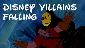 A Compilation of Disney Villains Falling Off Things in Defeat