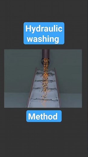Hydraulic washing method || metallurgy || jee/neet || chemistry || ⛲⛲🌊🌊....