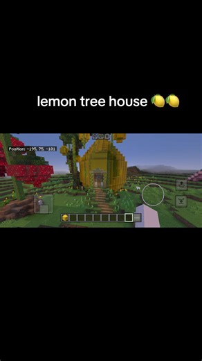 Lemon Tree House Build in Minecraft