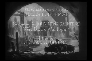 1928 - The Dock of New York - Josef von Sternberg - Intertítulos en inglés y español