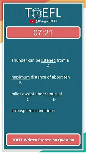 TOEFL Grammar Practice #600 | Written Expression Questions (Word Choice)
