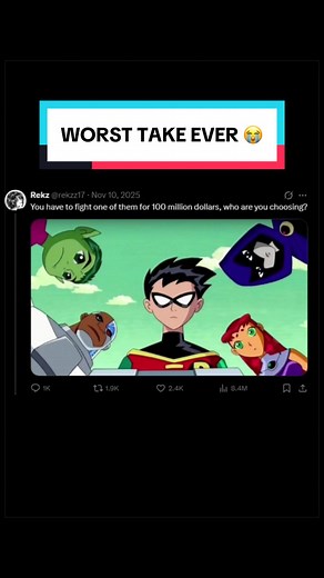 Ain’t no way you chose ROBIN 😭 #teentitans #robin #teentitansrobin #dc #fypシ