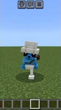 Smurf cat short #short #minecraft #minecraftshort #minecraftaddon #horrormods
