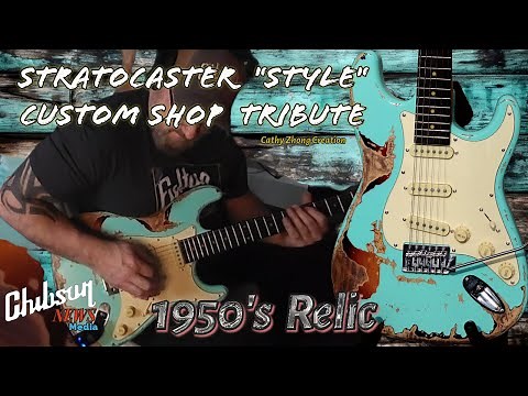 Chibson/Chender 50s Stratocaster Style Relic: AMAZING Strat Guitar With Attitude!