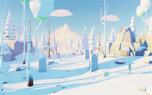 Unity – 低多边形游戏场景 Low Poly Nature Bundle