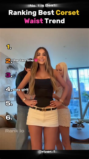 Ranking The Best Corset Waist Trend - Part 4 ✨
