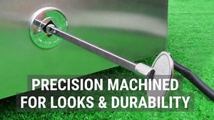 Midwest Hearth Universal Valve Key for Gas Fire Pits and Fireplaces - Polished Chrome (3-Inch)