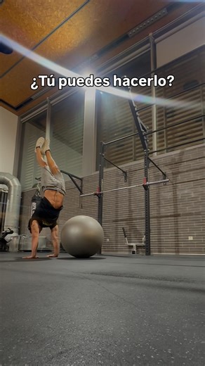 Stability Ball Challenge😋 #challenge #stability #calisthenics #handstand #gym