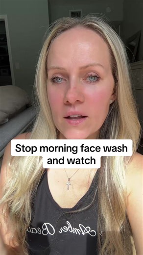 Try for 30 days skipping morning face wash and let me know …