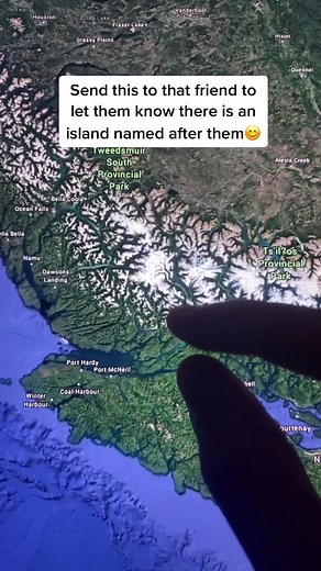 Island Named After You on Google Earth!