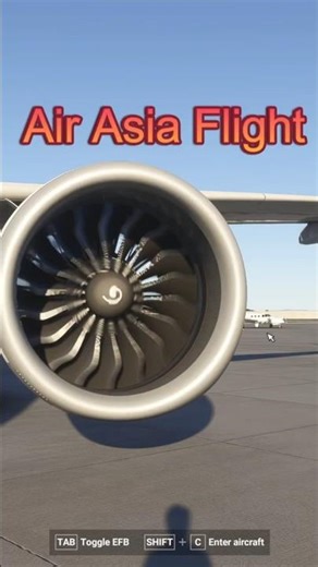 Luxury Travel Moments ✈️ AirAsia Boarding to Takeoff Experience #aviation #gaming #simulator