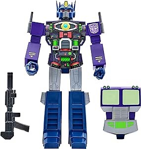 Super7 Transformers Optimus Prime﻿ (Shattered Glass Purple) 11 in Super Cyborg Action Figure