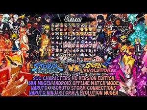 NEW!! Naruto x Boruto Storm Connections Mugen Android OFFLINE (200 Characters) - Naruto Mugen 2026💯🔥