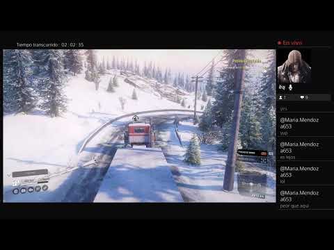 JUGANDO EN PS4 SNOW RUNNER UN RATITO