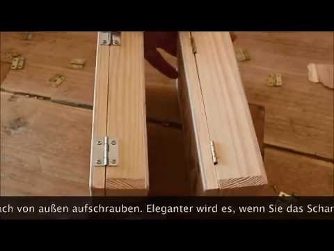 Film 5 Ein einfaches Scharnier einlassen