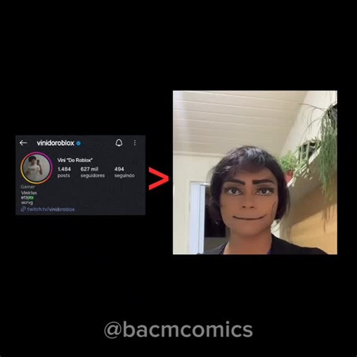 Fora mais fraco de Vini do Roblox #vinidoroblox #roblox #bacmcomics | BACM Comics