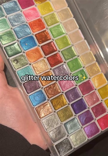 Create Stunning Glitter Watercolor Paintings