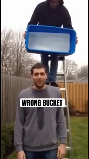 This is NOT how the Ice Bucket Challenge works… 🧊 #icebucketchallenge #wtfmoment #unexpected #fail