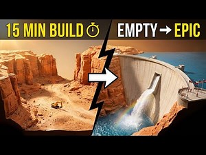 Building a Miniature Dam Water Release | Most Satisfying Construction Ever | Full Crafting Process