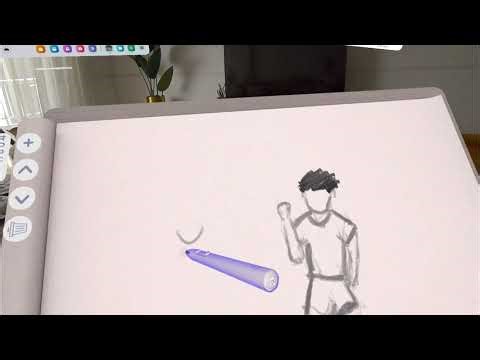 Sketching in VR with Logitech MX Ink Pen