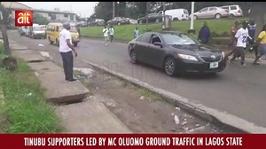 3.6K views · 55 reactions | Tinubu supporters led by MC Oluomo ground traffic in Lagos State | AIT LIVE | AIT Online | Facebook