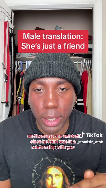 Male translation of she’s just a friend #relationship #relationships #relationshiptiktok #relationshiptok #datingtiktok #datingadviceforwomen #dating