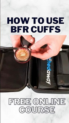 How to use Blood Flow Restriction Cuffs? #BFR #rehabilitation #osteopathy #physicaltherapy #asmr