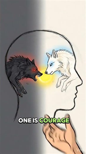 The Battle Inside Your Mind 🐺⚔️ #shorts