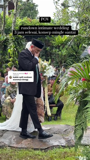 emg bisa wedding tanpa WO planning dr awal? bisa kok alhamdulillah, gak perlu bikin keluarga kerja juga pas hari H ya, yg penting adalah…pake jasa WO on the day!😉 #fypシ゚viral #fyp #xyzbca #wedding #couple
