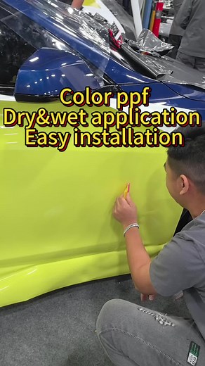 Installation de film de protection couleur simplifiée