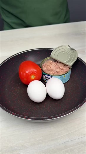 Receta fácil de atún y huevo por un chef italiano