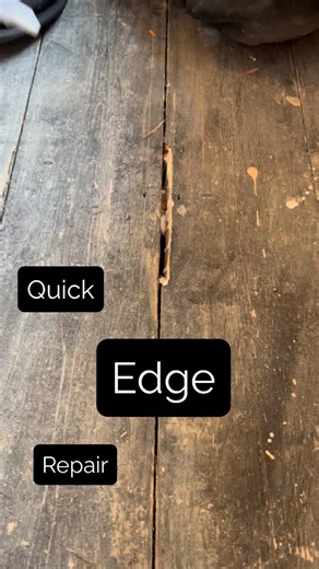 GJS-Flooring on Instagram: "Showing a damaged edge on this floor board being quickly repaired, glueing on a slim section of timber to the edge, using wedges to hold it tight in position while the glue drys, once dry, I will remove and sand over, more on this floor to follow Info @gjsflooring #repair #renovation #floorrestoration #restoration #gjsflooring #reels #inspo #insta #reelsinstagram #instagram #woodwork #woodfloor #reelsvideo #trending #dailyvideos #wood #floorprep #damaged #renovate #fl