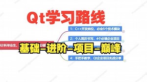 C++ Qt开发学习路线(从入门到就业)