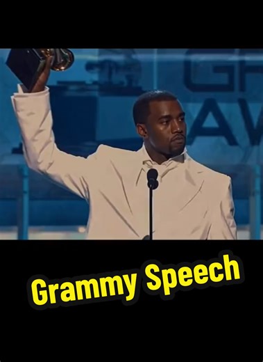 Grammy Awards Speech 🏆🎙 Kanye West delivers a memorable speech after winning the award for best rap artist 🎶 When asked what hip hop icon Ye would do if he didn't win, he responds