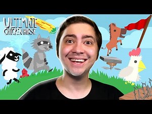 alanzoka jogando Ultimate Chicken Horse com os amigos