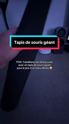 Un simple tapis de souris géant, ça fait toute la diff 🙌 #bureau #setup