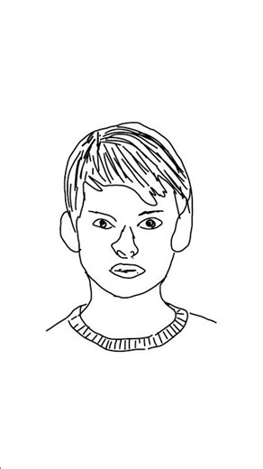 Mastering Minimalism: Detailed Line Art Portrait Drawing Tutorial ✍️✨