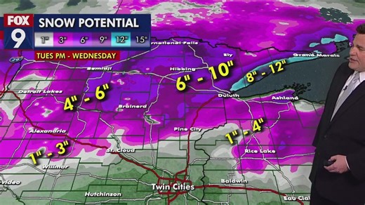MN weather: Rain-snow mix in metro, snow up north