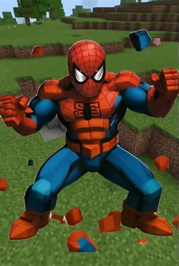Spiderman into Minecraft
