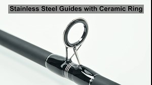 Goture Surf Spinning Fishing Rod 3-Piece Portable Carbon Fiber Travel Surf Rod Saltwater 14FT