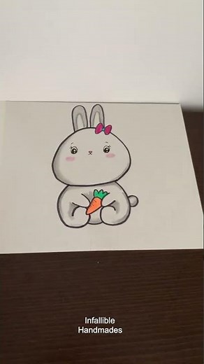 Easy Bunny Drawing | How to Draw a Cute Bunny Easily | Drawing