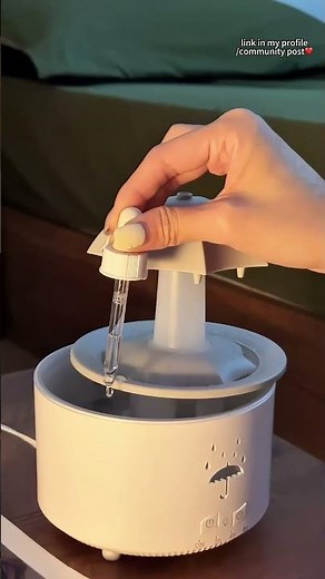 🌈 Check out the Creative Umbrella Water Drop Air Humidifier!