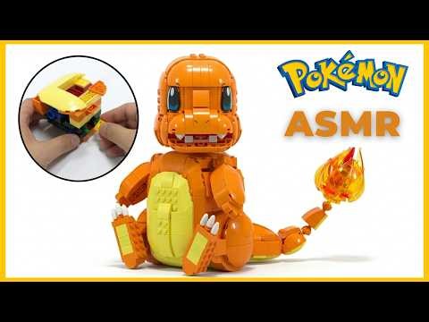 MEGA Pokemon Jumbo Charmander | LEGO Pokemon Real Time & ASMR 4k