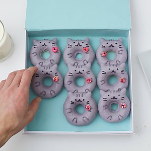 32K views · 490 reactions | Pusheen Donuts  Make meow: fd.cm/5idpu | Food.com | Facebook