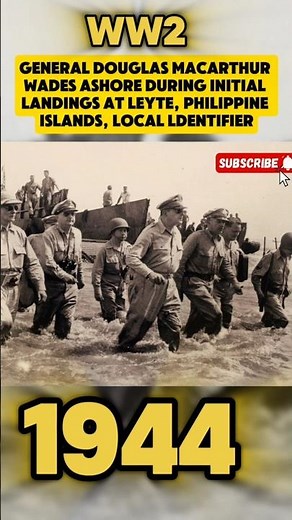 MacArthur Returns: The Iconic Leyte Landing That Shook WWII | Philippines 1944 #ww2 #history