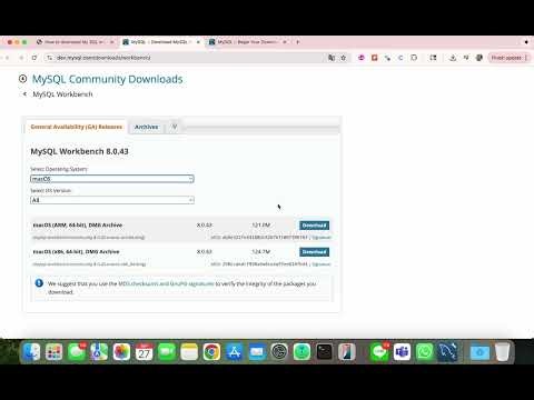 Install MySQL and MySQL workbench, Sooooo EASY