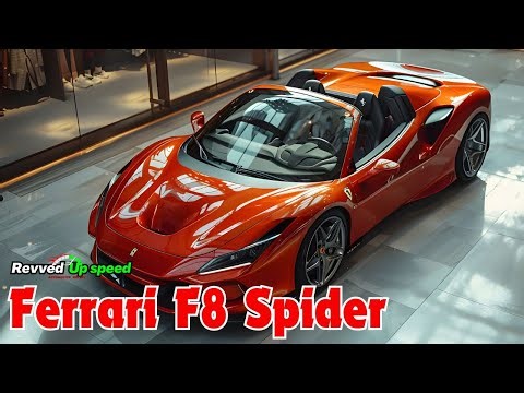 Ferrari F8 Spider Red: Iconic Italian Supercar with Open-Top V8 Power and Timeless Passion